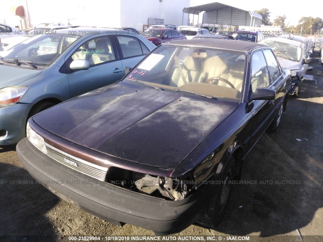 JT2SV21E2K0264073 - 1989 TOYOTA CAMRY DLX BLACK photo 2