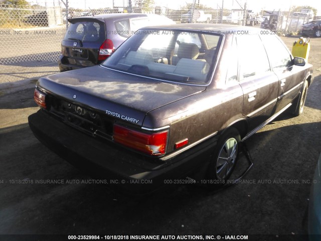 JT2SV21E2K0264073 - 1989 TOYOTA CAMRY DLX BLACK photo 4