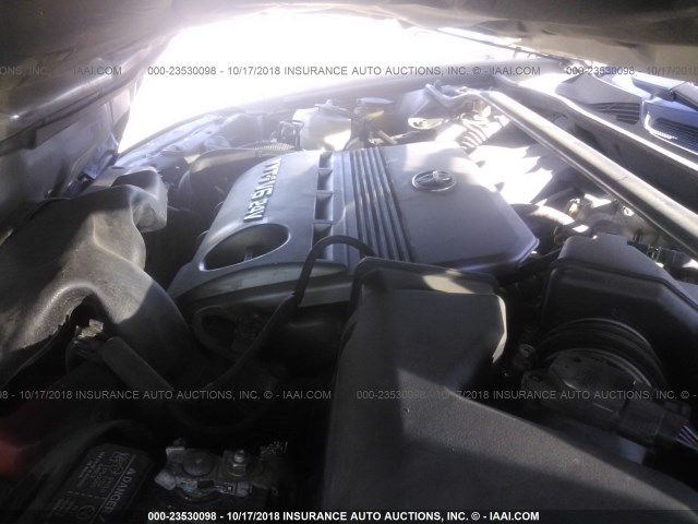 4T1BF30K16U633551 - 2006 TOYOTA CAMRY LE/XLE/SE SILVER photo 10