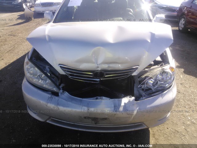 4T1BF30K16U633551 - 2006 TOYOTA CAMRY LE/XLE/SE SILVER photo 6