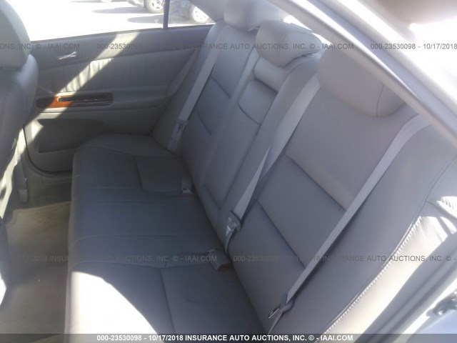 4T1BF30K16U633551 - 2006 TOYOTA CAMRY LE/XLE/SE SILVER photo 8