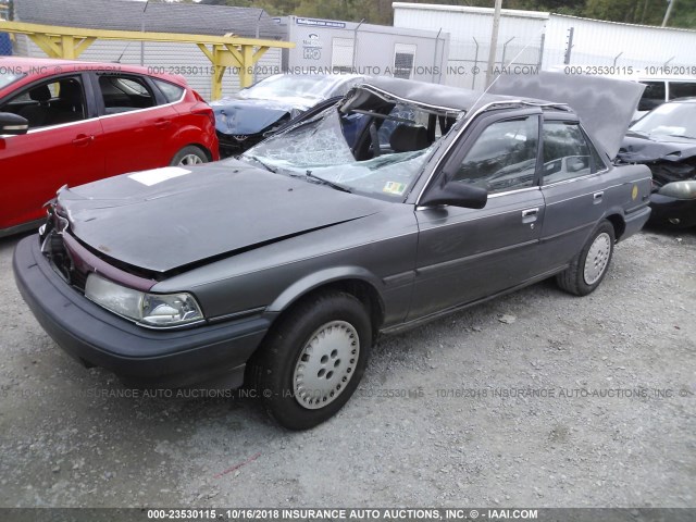 4T1SV21E7KU013836 - 1989 TOYOTA CAMRY DLX GRAY photo 2