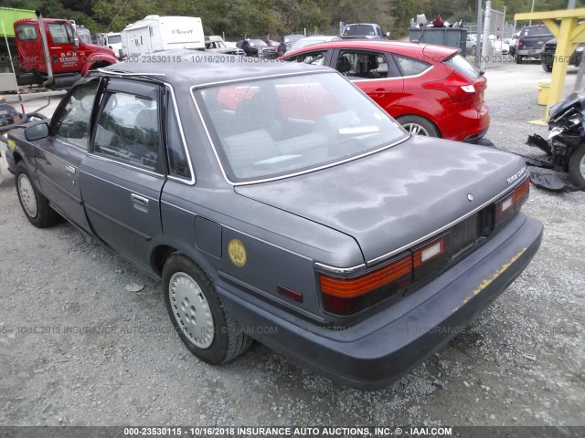 4T1SV21E7KU013836 - 1989 TOYOTA CAMRY DLX GRAY photo 3