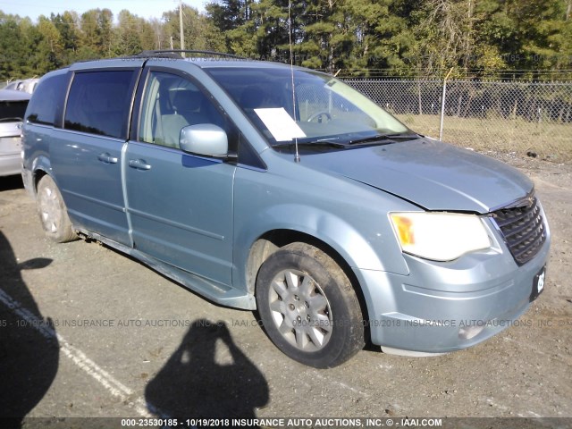 2A8HR54P68R110378 - 2008 CHRYSLER TOWN & COUNTRY TOURING BLUE photo 1