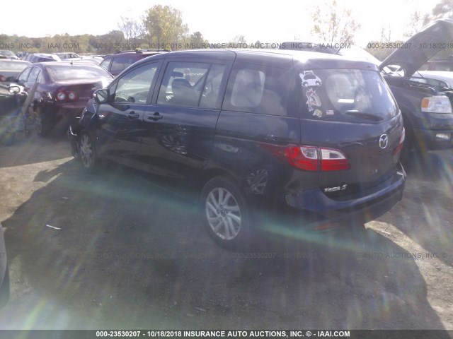 JM1CW2BL8E0176185 - 2014 MAZDA 5 SPORT Dark Blue photo 3