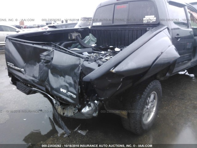 3TMLU4EN5AM052526 - 2010 TOYOTA TACOMA DOUBLE CAB 灰色 照片 6