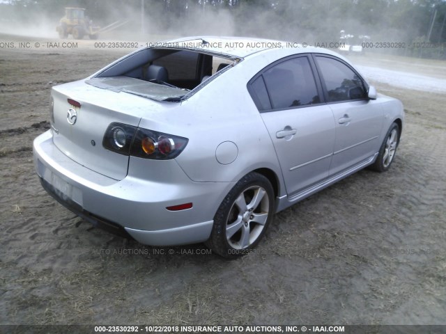 JM1BK123941131203 - 2004 MAZDA 3 S SILVER photo 4