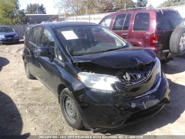 3N1CE2CP7EL420600 - 2014 NISSAN VERSA NOTE S/S PLUS/SV/SL BLACK photo 1