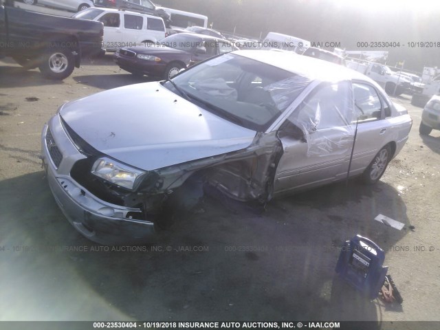 YV1TH59H841363930 - 2004 VOLVO S80 2.5T GRAY photo 2