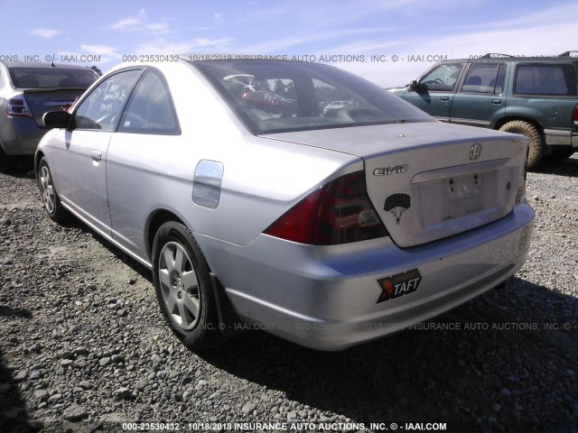 1HGEM21971L002686 - 2001 HONDA CIVIC SI/EX SILVER photo 3