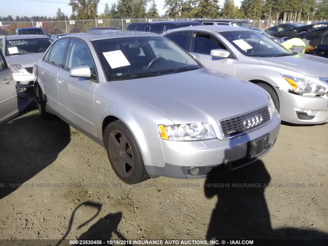 WAULC58E93A225661 - 2003 AUDI A4 1.8T QUATTRO SILVER photo 1