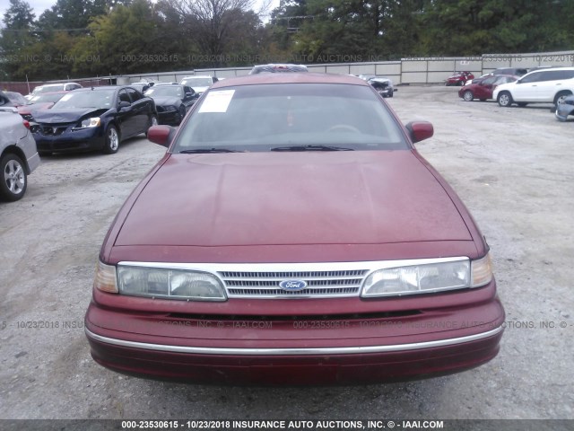 2FALP74W3TX108334 - 1996 FORD CROWN VICTORIA LX RED photo 6