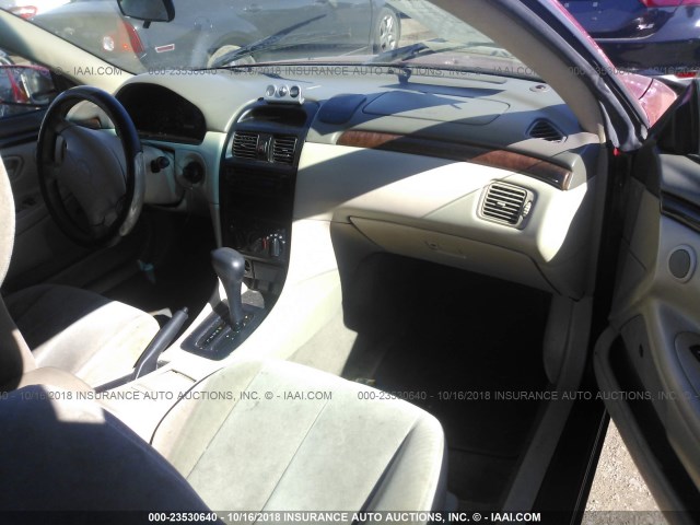 2T1CF22P0YC296141 - 2000 TOYOTA CAMRY SOLARA SE/SLE Qırmızı foto 5