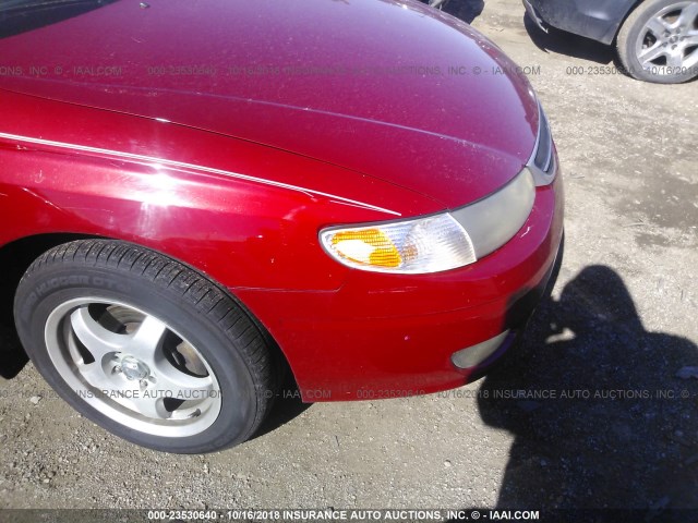 2T1CF22P0YC296141 - 2000 TOYOTA CAMRY SOLARA SE/SLE Qırmızı foto 6
