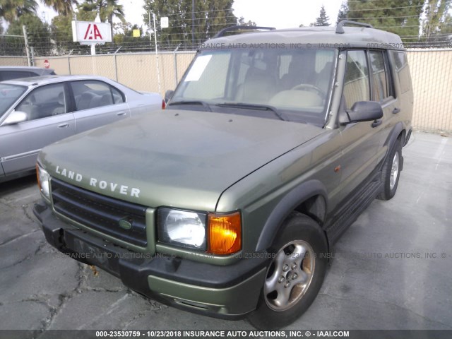 SALTY1541YA243371 - 2000 LAND ROVER DISCOVERY II  GREEN photo 2