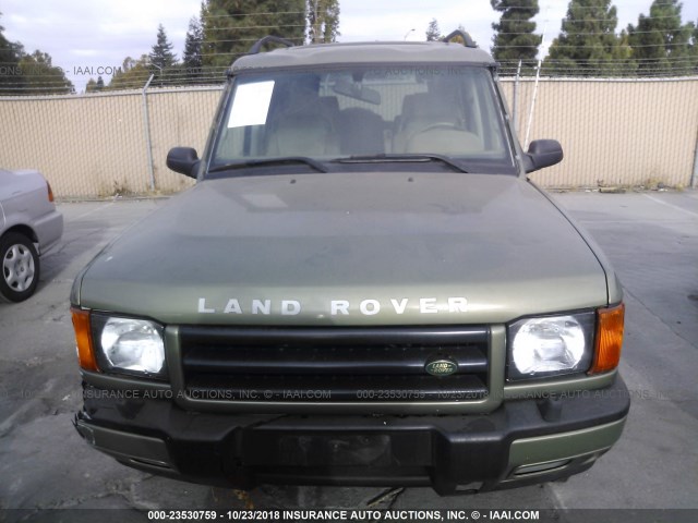 SALTY1541YA243371 - 2000 LAND ROVER DISCOVERY II  GREEN photo 6