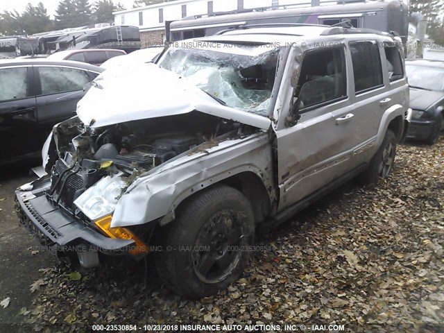 1J8HG48K88C154910 - 2008 JEEP COMMANDER SPORT Արծաթագույն լուսանկար 2