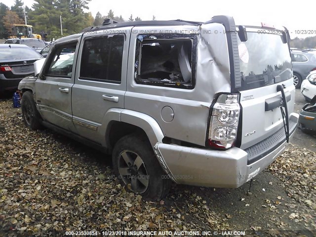 1J8HG48K88C154910 - 2008 JEEP COMMANDER SPORT Արծաթագույն լուսանկար 3