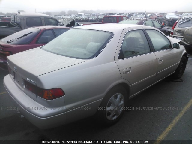 4T1BG22K81U829421 - 2001 TOYOTA CAMRY CE/LE/XLE 金色 照片 4