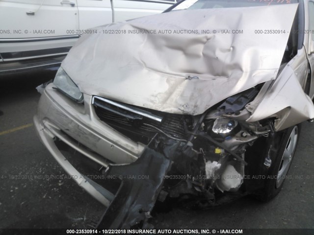 4T1BG22K81U829421 - 2001 TOYOTA CAMRY CE/LE/XLE 金色 照片 6