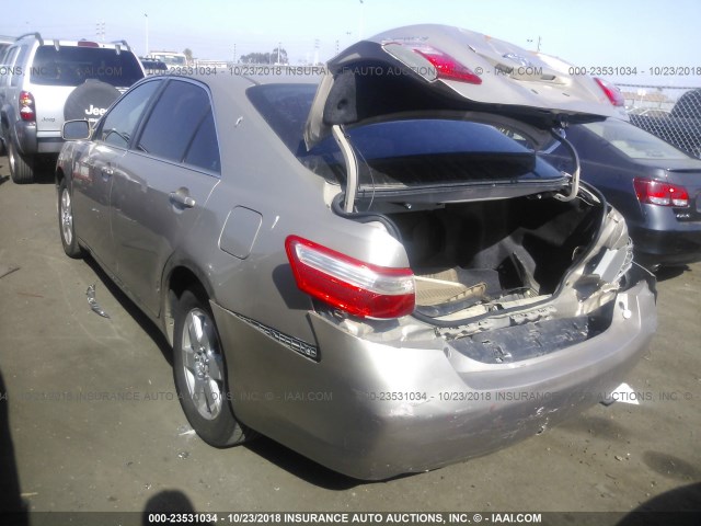 4T1BE46K98U739085 - 2008 TOYOTA CAMRY CE/LE/XLE/SE GOLD photo 3