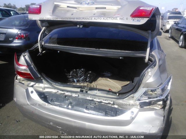 4T1BE46K98U739085 - 2008 TOYOTA CAMRY CE/LE/XLE/SE GOLD photo 6