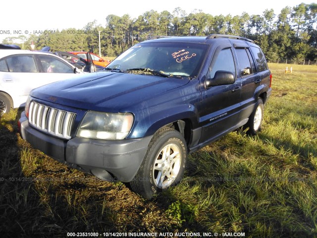 1J4GW48SX4C363575 - 2004 JEEP GRAND CHEROKEE LAREDO/COLUMBIA/FREEDOM 蓝色 照片 2