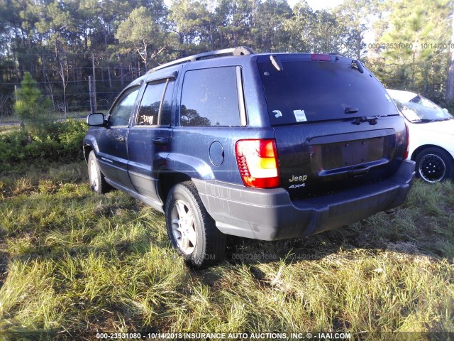 1J4GW48SX4C363575 - 2004 JEEP GRAND CHEROKEE LAREDO/COLUMBIA/FREEDOM 蓝色 照片 3