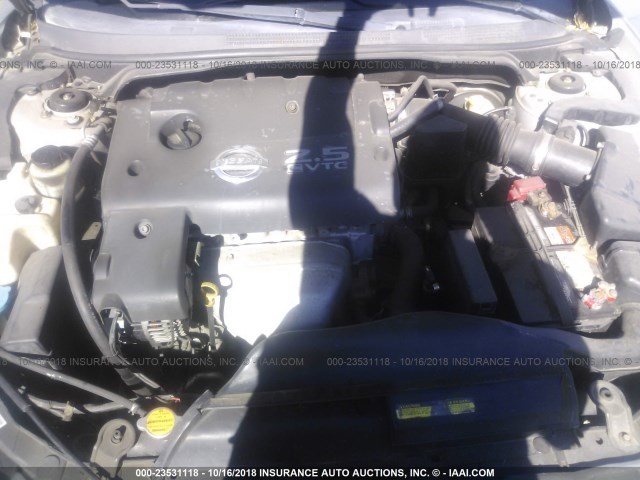 1N4AL11D13C288235 - 2003 NISSAN ALTIMA S/SL SILVER photo 10