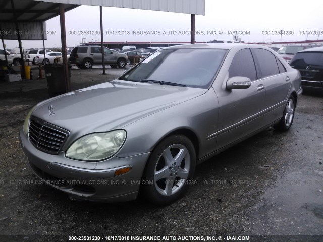 WDBNG70J04A432900 - 2004 MERCEDES-BENZ S 430 GRAY photo 2