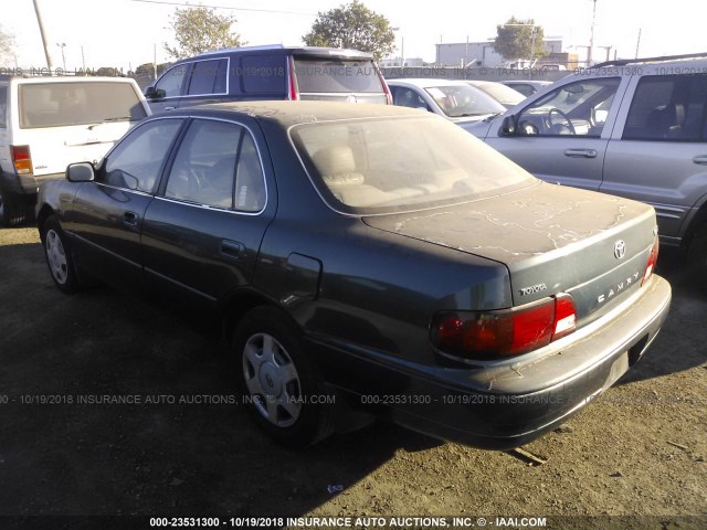 JT2BF12K9T0165652 - 1996 TOYOTA CAMRY LE/XLE/SE GREEN photo 3