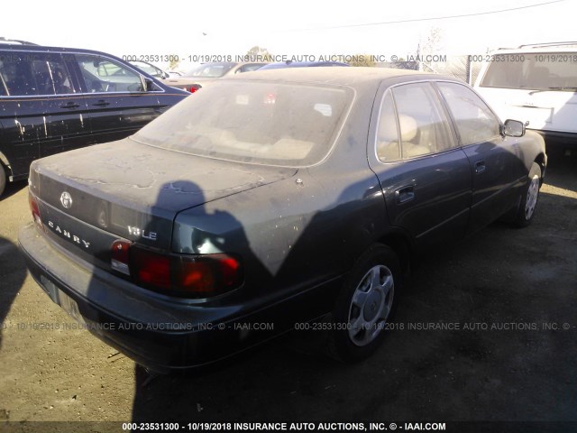 JT2BF12K9T0165652 - 1996 TOYOTA CAMRY LE/XLE/SE GREEN photo 4