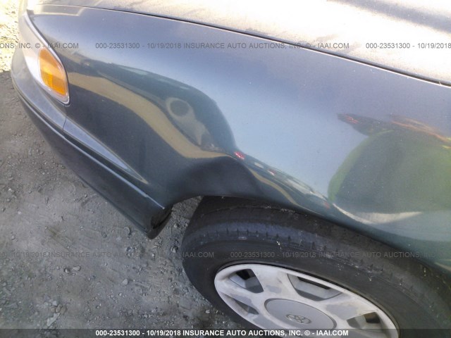 JT2BF12K9T0165652 - 1996 TOYOTA CAMRY LE/XLE/SE GREEN photo 6