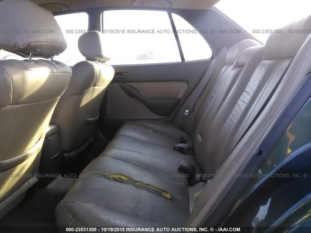 JT2BF12K9T0165652 - 1996 TOYOTA CAMRY LE/XLE/SE GREEN photo 8