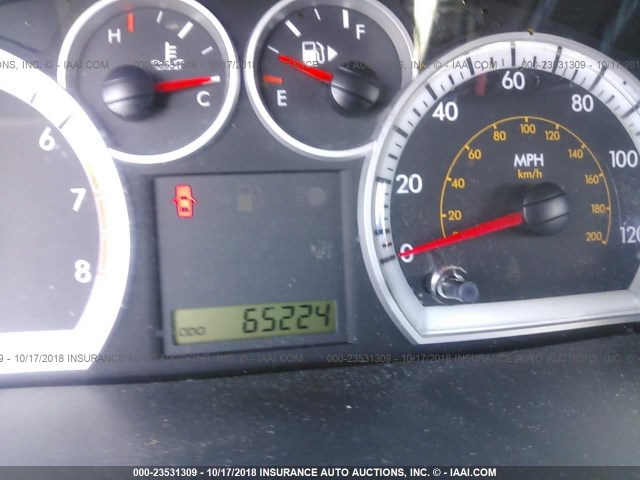 KL1TD56648B101852 - 2008 CHEVROLET AVEO LS BLACK photo 7