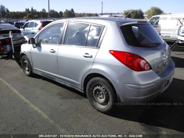 3N1BC1CP8BL418927 - 2011 NISSAN VERSA S/SL SILVER photo 3