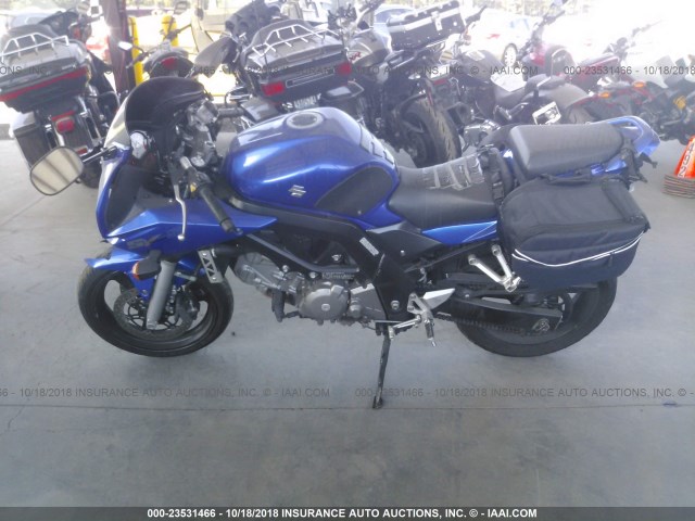 JS1VP53A972102585 - 2007 SUZUKI SV650 BLUE photo 9