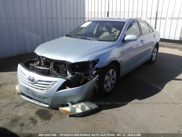 4T1BE46K49U825731 - 2009 TOYOTA CAMRY SE/LE/XLE BLUE photo 2