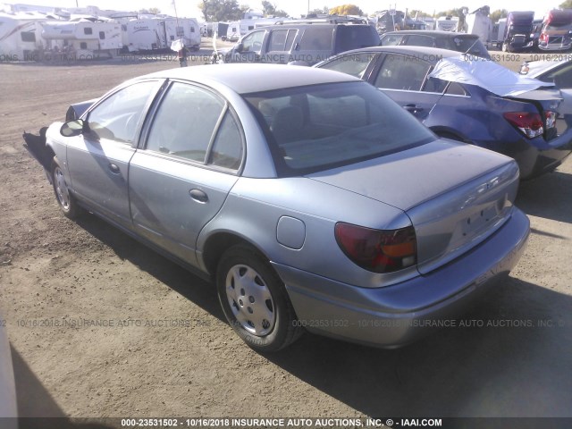 1G8ZH52882Z222083 - 2002 SATURN SL1 Light Blue photo 3