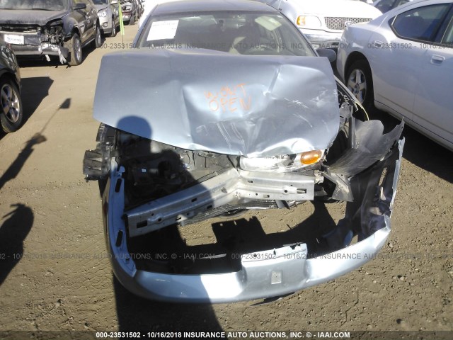 1G8ZH52882Z222083 - 2002 SATURN SL1 Light Blue photo 6