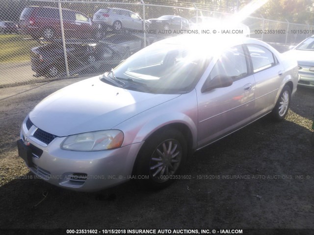 1B3EL46R96N206957 - 2006 DODGE STRATUS SXT SILVER photo 2