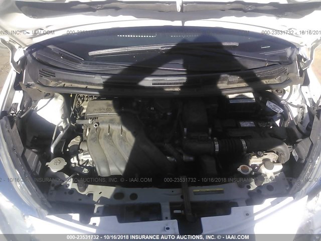 3N1CE2CP7GL377377 - 2016 NISSAN VERSA NOTE S/S PLUS/SV/SL/SR WHITE photo 10