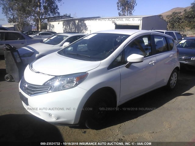 3N1CE2CP7GL377377 - 2016 NISSAN VERSA NOTE S/S PLUS/SV/SL/SR WHITE photo 2