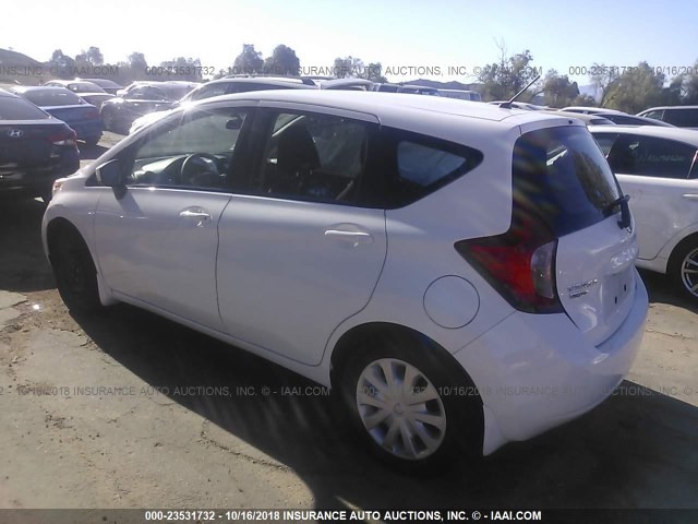 3N1CE2CP7GL377377 - 2016 NISSAN VERSA NOTE S/S PLUS/SV/SL/SR WHITE photo 3