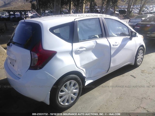 3N1CE2CP7GL377377 - 2016 NISSAN VERSA NOTE S/S PLUS/SV/SL/SR WHITE photo 4
