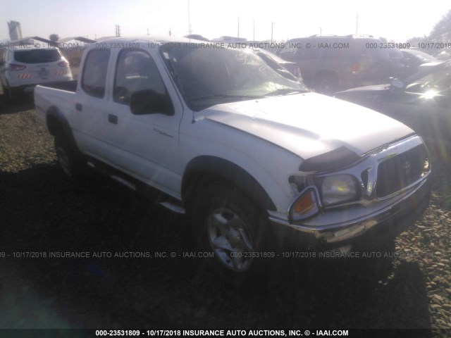 5TEHN72N93Z291768 - 2003 TOYOTA TACOMA DOUBLE CAB 白色 照片 1