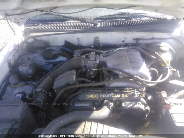 5TEHN72N93Z291768 - 2003 TOYOTA TACOMA DOUBLE CAB 白色 照片 10