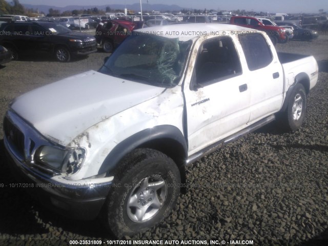 5TEHN72N93Z291768 - 2003 TOYOTA TACOMA DOUBLE CAB 白色 照片 2
