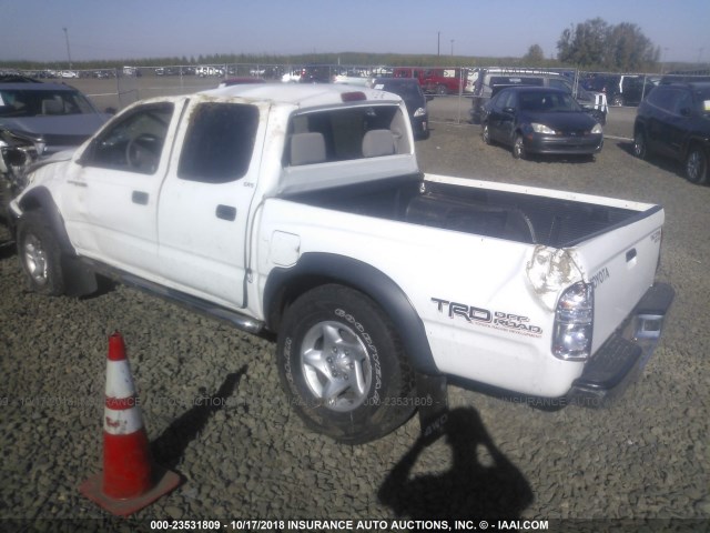 5TEHN72N93Z291768 - 2003 TOYOTA TACOMA DOUBLE CAB 白色 照片 3