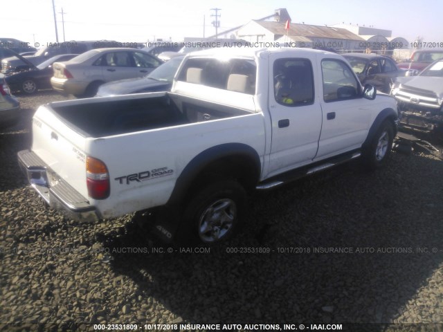 5TEHN72N93Z291768 - 2003 TOYOTA TACOMA DOUBLE CAB 白色 照片 4